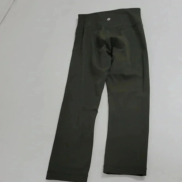 Lululemon Wunder Under Crop (High-Rise) *Full-On Luxtreme 21"Dark Olive (First - Picture 11 of 14
